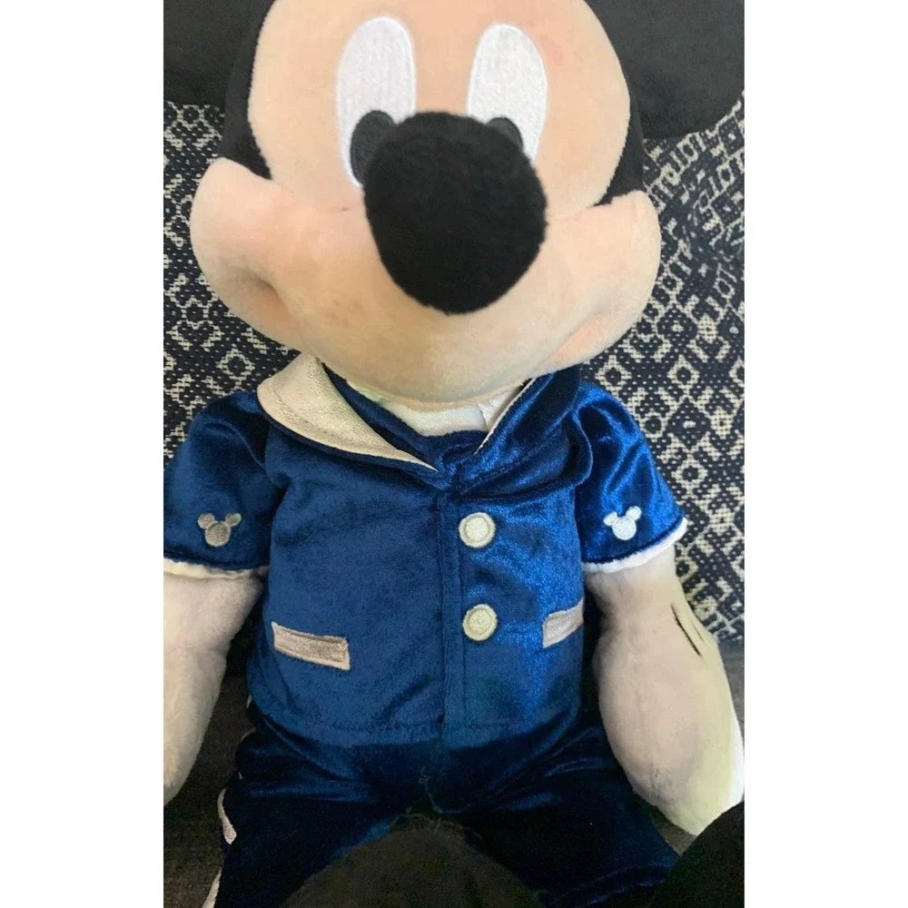 Mickey Mouse Stuffed Animal  Disneyland 60 Anniversariy Diamond Edition‎